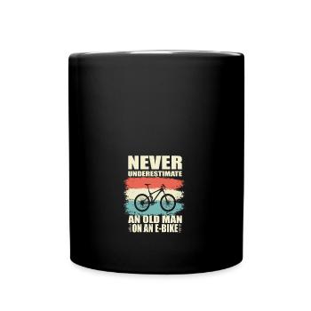 Funny Some Grandpas Take Naps Real Grandpas Go - Full Colour Mug - black - Front