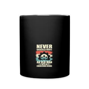 Funny Some Grandpas Take Naps Real Grandpas Go - Full Colour Mug - black - Front