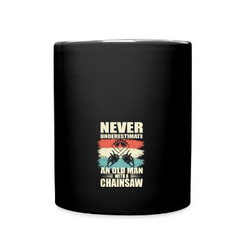 Funny Some Grandpas Take Naps Real Grandpas Go - Full Colour Mug - black - Front