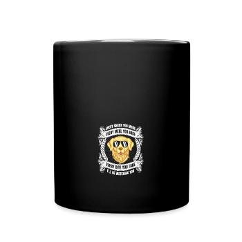 Funny Every Snack You Make Golden Retriever Dog - Full Colour Mug - black - Front