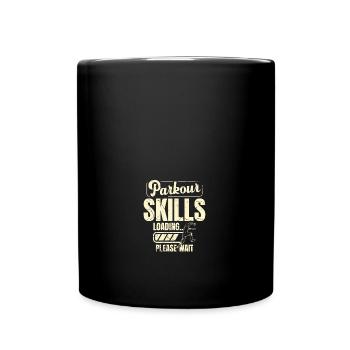 Parkour skills freerunning jumping - Full Colour Mug - black - Front