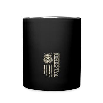 Falconer Ornithology Birder - Full Colour Mug - black - Front