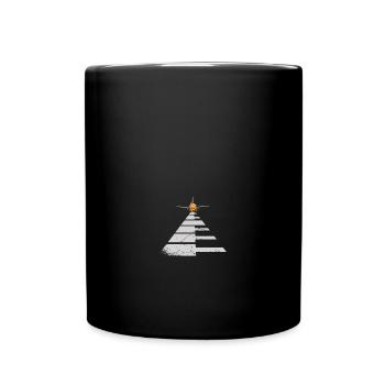 Mignon Piano Musique Piano Cravate Claviériste - Mug uni - noir - Devant