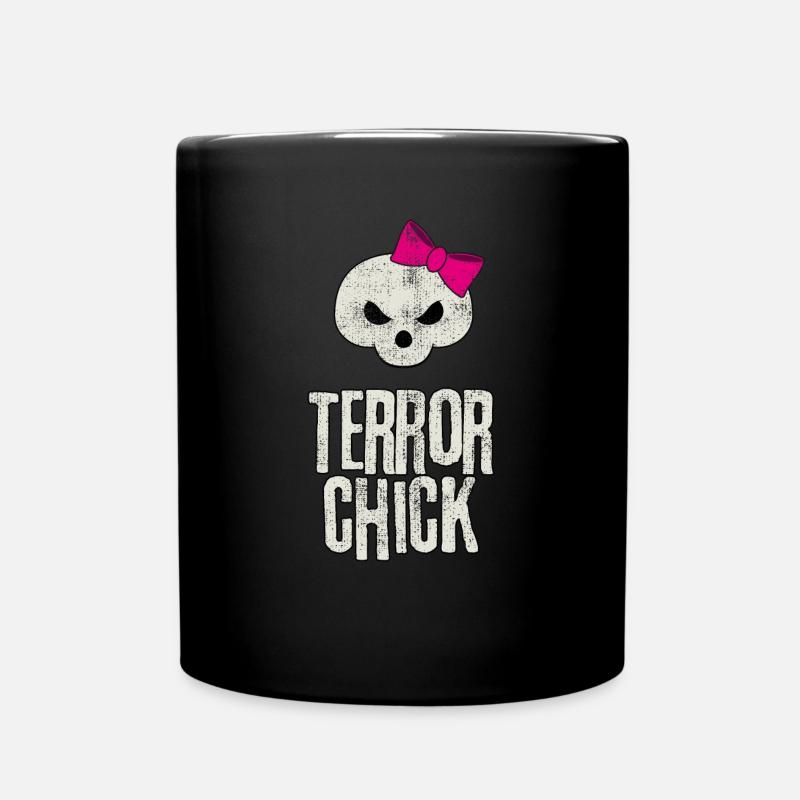 Terror Tussi Skull - Full Colour Mug - black