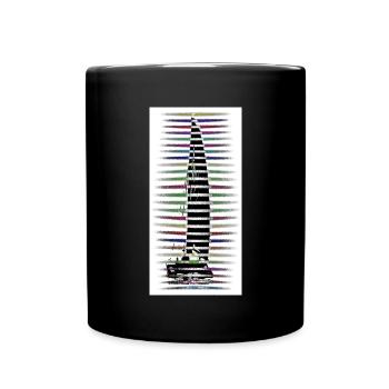 Catamaran Voilier Bateau - Mug uni - noir - Devant