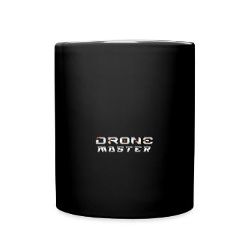 Drohne Drohnen Drohnenflug Drohnenpilot - Tasse einfarbig - Schwarz - Vorne