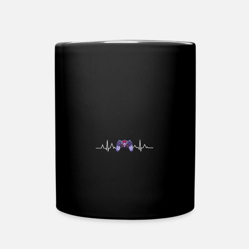 Ordinateur Heartbeat Gaming Pc Gamer Gaming - Mug uni - noir