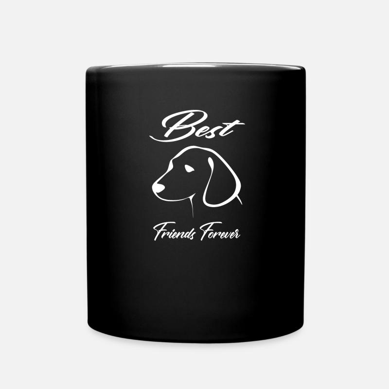 Hund - Tasse einfarbig - Schwarz
