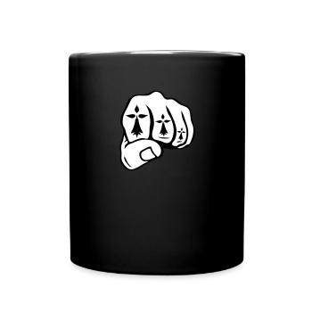 Faust schließen hermine symbol breton - Tasse einfarbig - Schwarz - Vorne