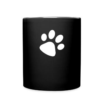 Chat, chat, animal, animal domestique, animal domestique - Mug uni - noir - Devant