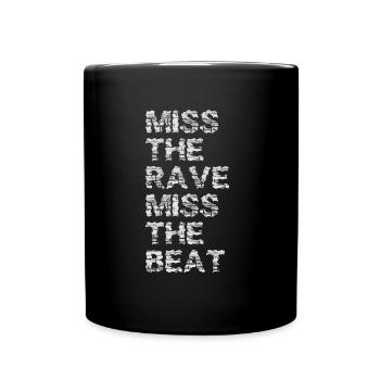 rave - Full Colour Mug - black - Front