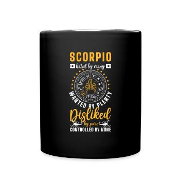 Signe du zodiaque Élément étoile du zodiaque - Mug uni - noir - Devant