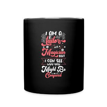 Tailor Thread Pants Bespoke Tailor - Full Colour Mug - black - Front