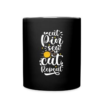 Vêtements de tailleur Tricot Tailleur sur mesure - Mug uni - noir - Devant