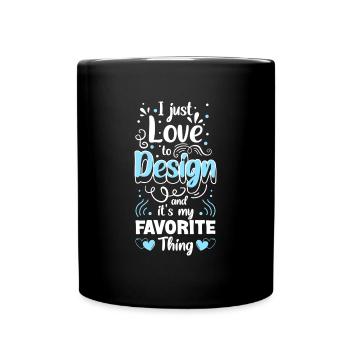 Illustrateur Dessinateur Dessin - Mug uni - noir - Devant