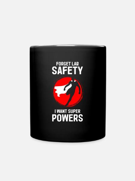 Alltag Superheld Cape Beruf - Tasse einfarbig - Schwarz