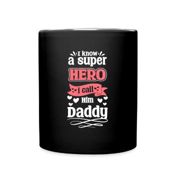 Everyday Hero Cloak Work - Full Colour Mug - black - Front