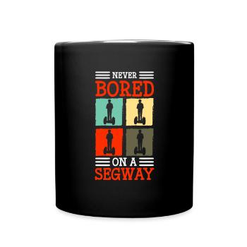 Scooter Electric Scooter Leisure Fashion Vehicle - Full Colour Mug - black - Front