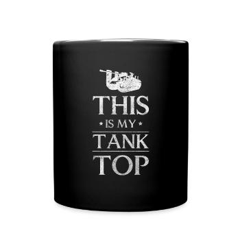 Chars de combat principaux Armure de combat - Mug uni - noir - Devant