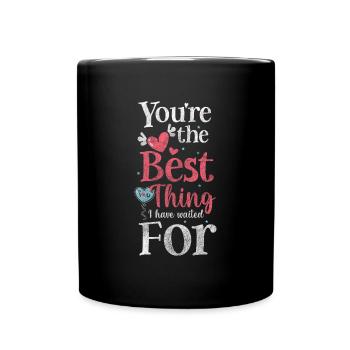 Dear couples, love partners - Full Colour Mug - black - Front