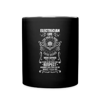 Electrics Electric Lightning - Full Colour Mug - black - Front