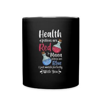 Potion Heilpraktiker Natürlich - Tasse einfarbig - Schwarz - Vorne