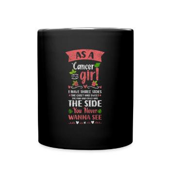 Zodiac sign Astrology Moon - Full Colour Mug - black - Front