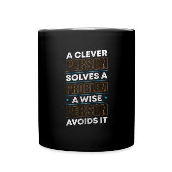 Problème? Le plaisir n’a pas d’importance - Mug uni - noir - Devant