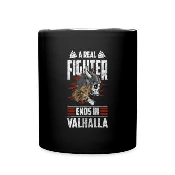 Odin Norse Thunder Celtic - Full Colour Mug - black - Front