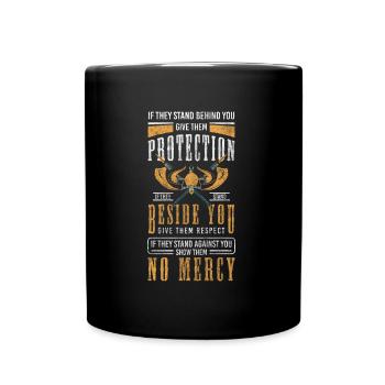 Thor Valhalla Hammer Symbol - Full Colour Mug - black - Front