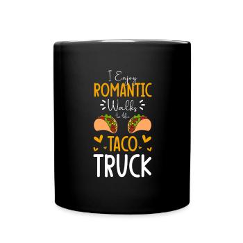 Tacos Mexico Delicious Burrito - Full Colour Mug - black - Front