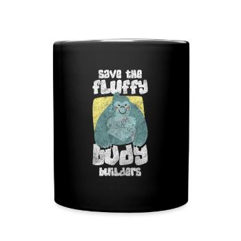 Monkey Power Fitness Chimpanzé - Mug uni - noir - Devant