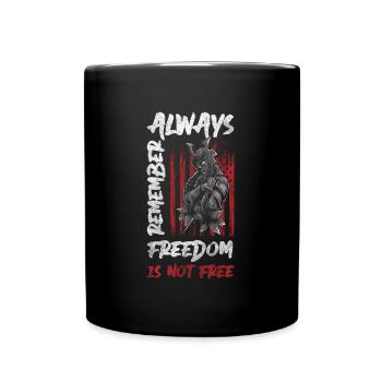 Sword Warrior Norse Saber - Full Colour Mug - black - Front