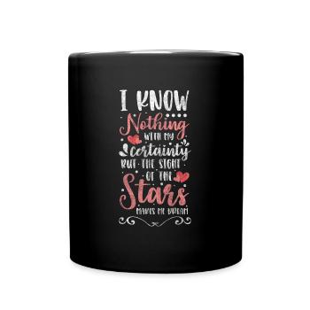 Nuit du télescope Starry Sky Wishes - Mug uni - noir - Devant