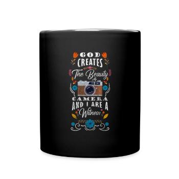 Photographe Influenceur Heartbeat - Mug uni - noir - Devant
