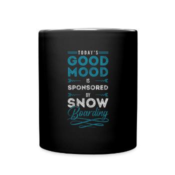 Snowboard Vacances Hobby - Mug uni - noir - Devant