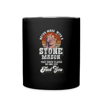 Sculptor, Hobby, Training, Apprentice - Full Colour Mug - black - Front
