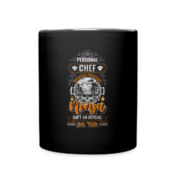 Kochen Chef Kochtopf - Tasse einfarbig - Schwarz - Vorne