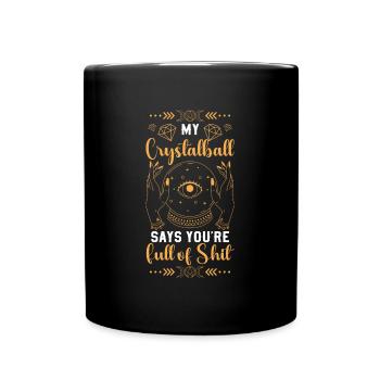 Destin psychique planète passe-temps - Mug uni - noir - Devant