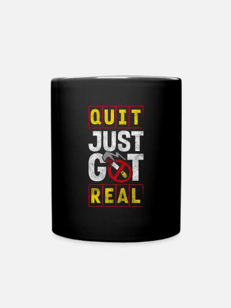 Sucht Gewinner Gesund - Tasse einfarbig - Schwarz