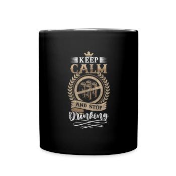 Alcool Alcooliques Boire Santé - Mug uni - noir - Devant