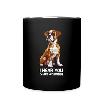 Boxer - Full Colour Mug - black - Front