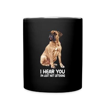Bullmastif - Mug uni - noir - Devant
