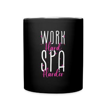 Spa Relax Fitness Beauty - Full Colour Mug - black - Front