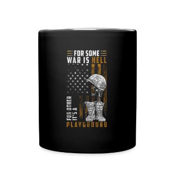 Militaire Pays Service militaire Droits de l’homme - Mug uni - noir - Devant