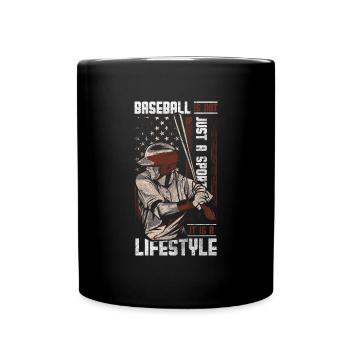 Joueur de baseball Entraîneur de sports de balle - Mug uni - noir - Devant