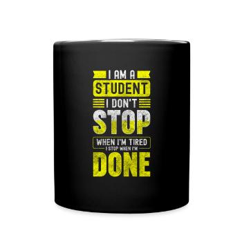Etudiant Futur Chargé de Conférences à l’Université - Mug uni - noir - Devant