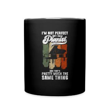 Pianist Classical Pianist - Full Colour Mug - black - Front