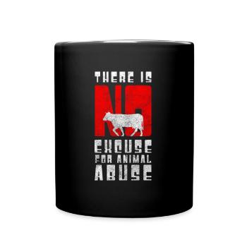 Nutrition Animal Rights Attitude Health - Full Colour Mug - black - Front