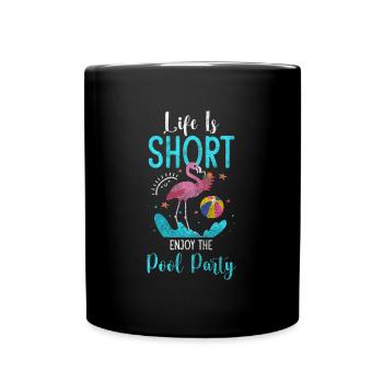 Pool Diving Recreation Water - Full Colour Mug - black - Front